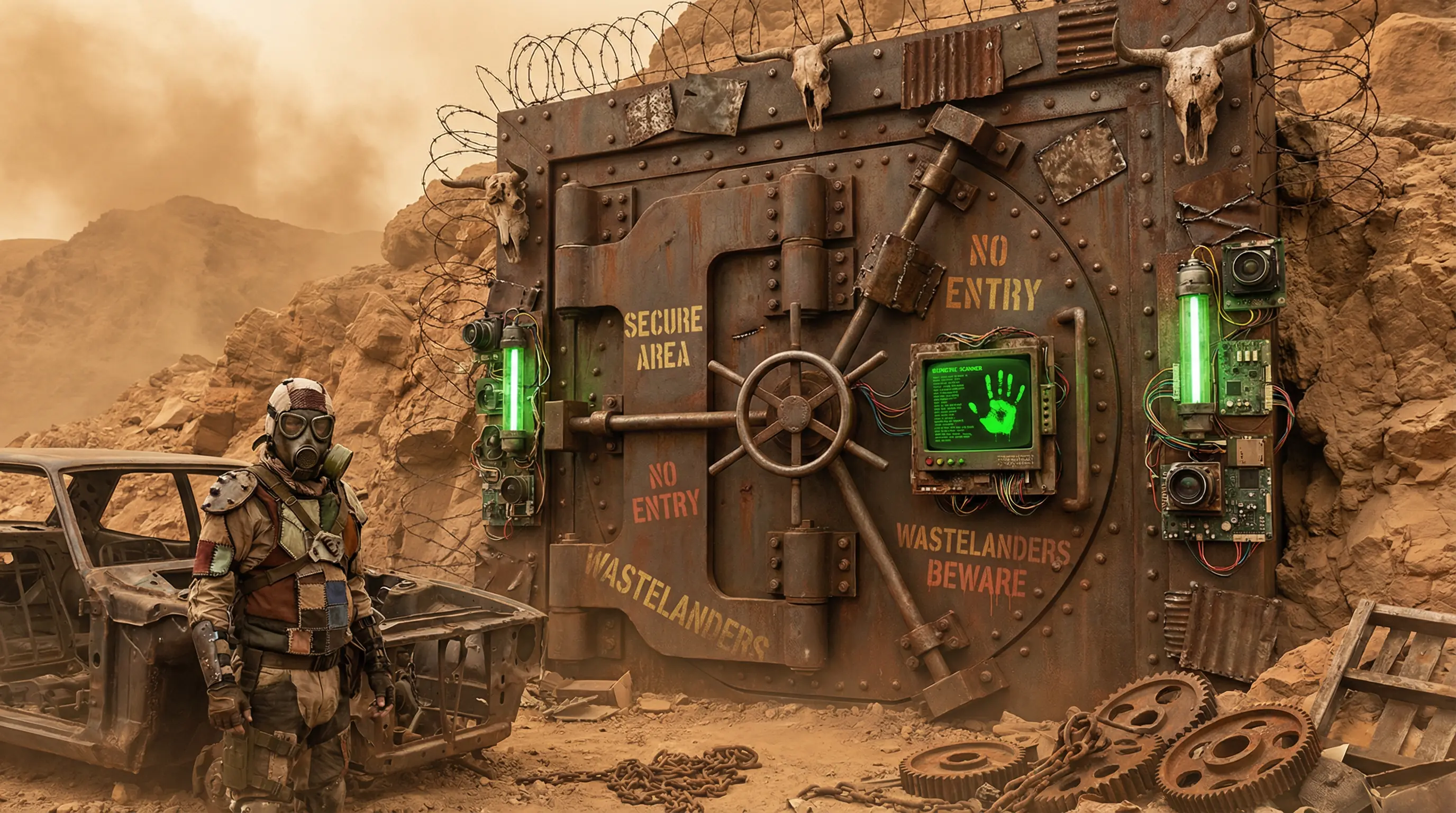 方舟避难所的安全金库大门